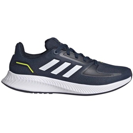 Dětská obuv Adidas Runfalcon 2.0 K navy blue FY9498 bílý námořnická modř