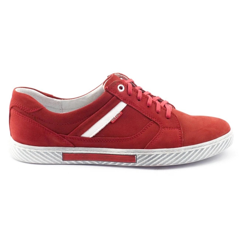 Polbut Červené pánské boty J47