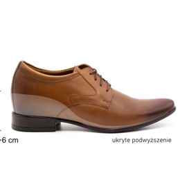 Olivier Pánské společenské boty P11 přibývají hnědý
