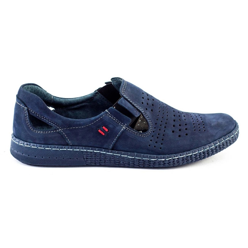 KOMODO Pánské boty slip 864 navy blue modrý