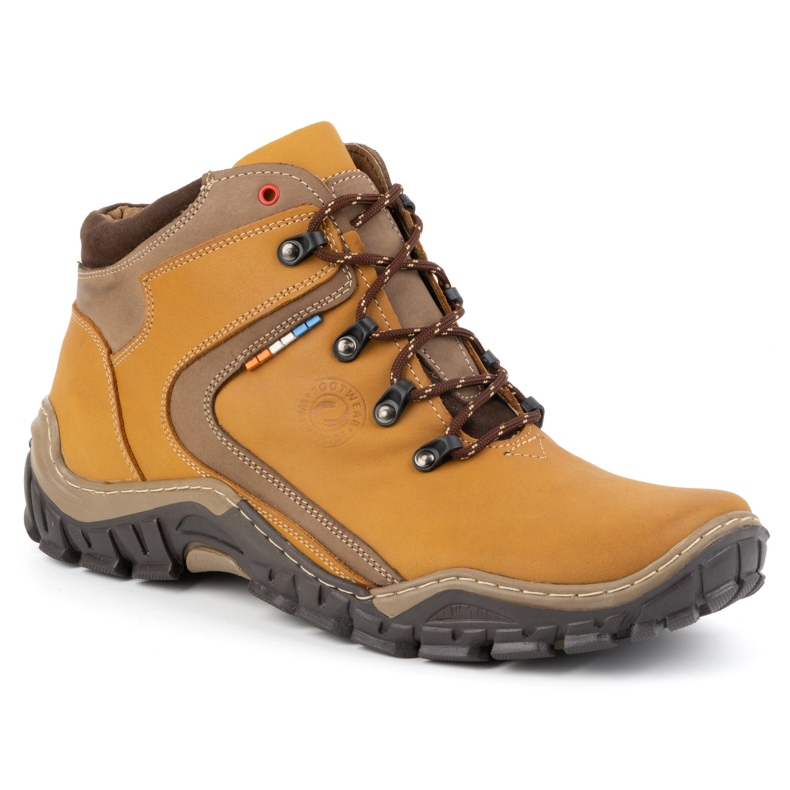 Olivier Pánská zimní obuv 129 Žlutá