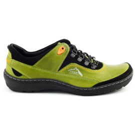 Olivier Trekové boty 268 Green zelená