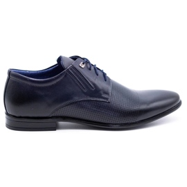 Olivier Společenské boty 482 navy blue modrý