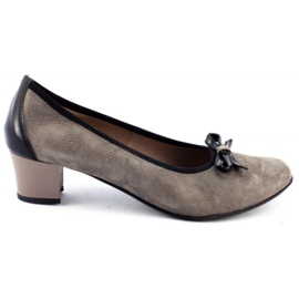 Maxoni Lodičky pro ženy na sloupku 1634 hnědé hnědý