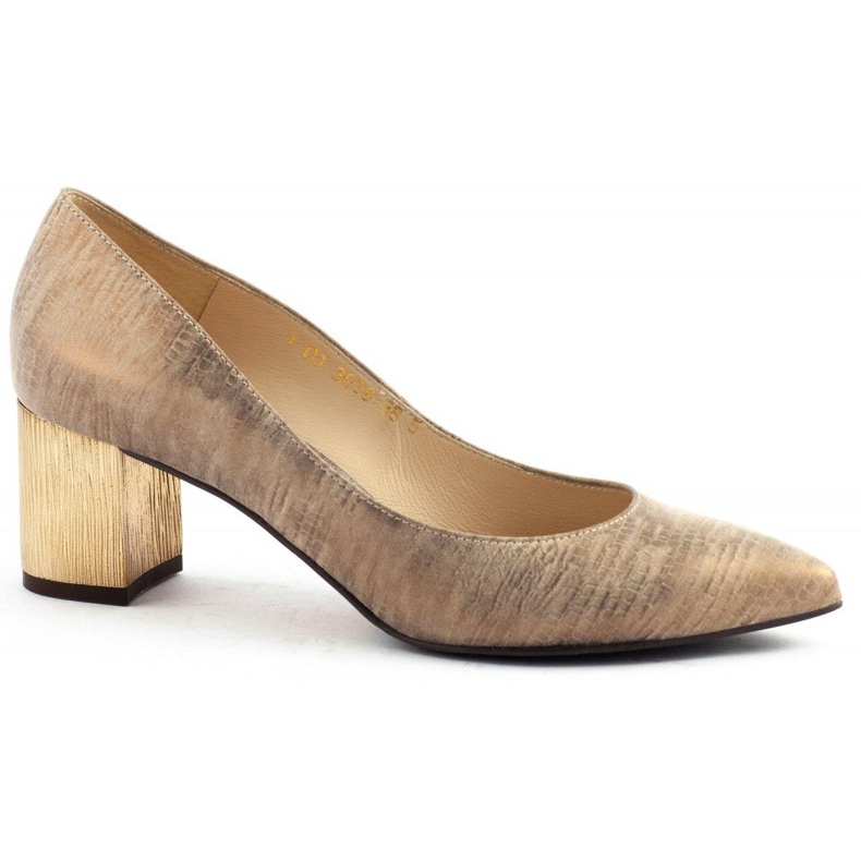 Anis Dámské lodičky na sloupu 3638 béžové béžový