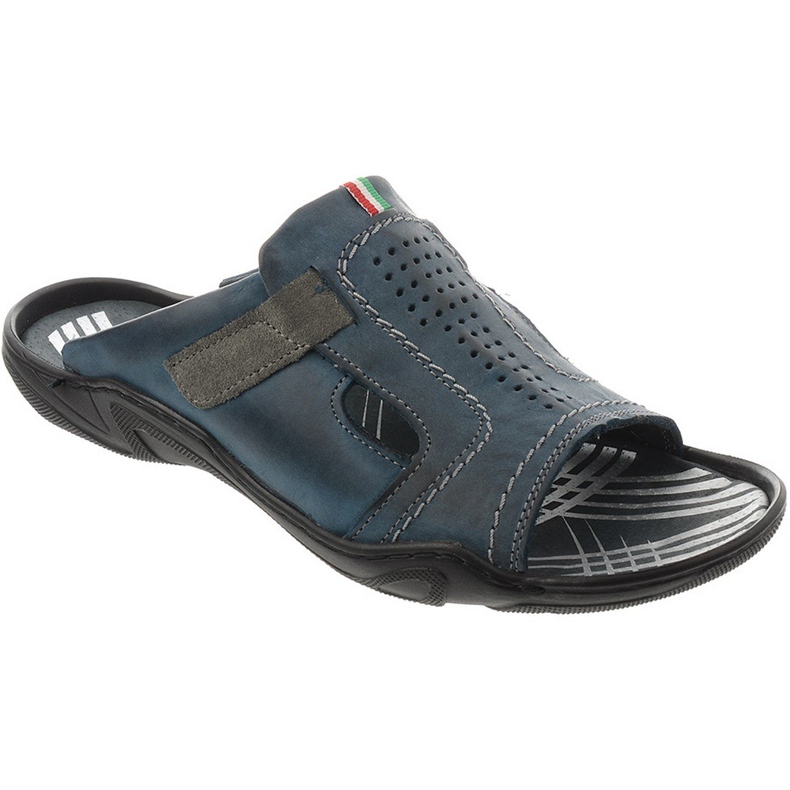 Pánské pantofle 307 navy blue námořnická modrá