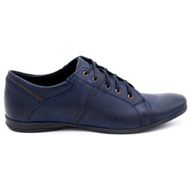 Polbut Pánské boty C25 navy blue námořnická modř