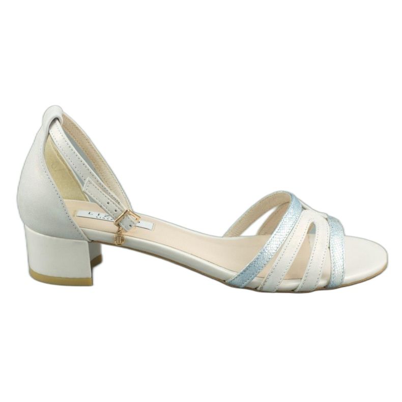 Lizard Sandály na sloupku 04643 perleťově modré modrý Lizard Sandály na sloupku 04643 perleťově modré modrý