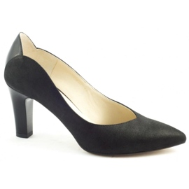 Vysoké podpatky Anis 4593 černé černý