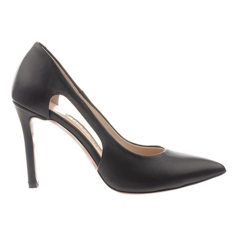 Vysoké podpatky Neścior 105-C černé černá Vysoké podpatky Neścior 105-C černé černá