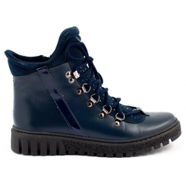 Dolce Pietro Dámské kozačky 2055 navy blue námořnická modř
