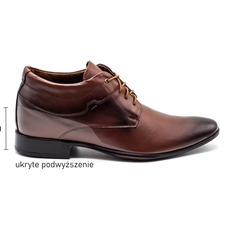 Lukas Pánské boty zvětšující 300LU hnědé hnědý