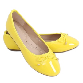 Neonově žluté balerínky DY-01 Yellow žluť