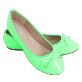 Neonově zelené balerínky DY-01 Green zelený