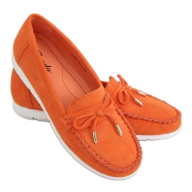 Oranžové dámské mokasíny RQ-2 Orange pomerančový