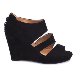 Sandály Espadrilles J-13 Black černý