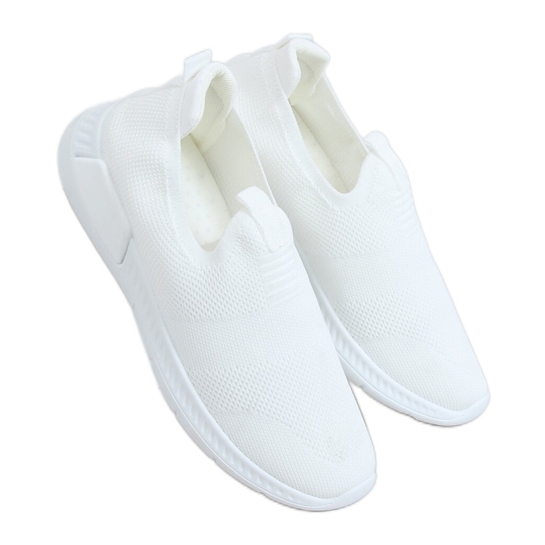 Bílé sportovní ponožky C9273 Blanco bílý