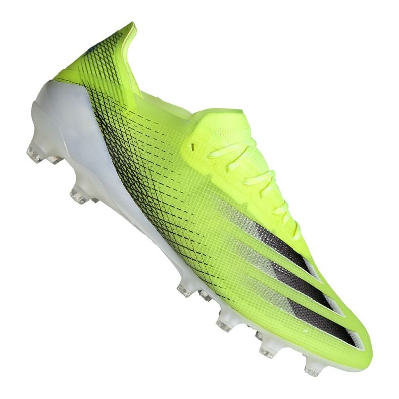 Kopačky Adidas X Ghosted.1 Ag M FY0957 vícebarevný žlutá Kopačky Adidas X Ghosted.1 Ag M FY0957 vícebarevný žlutá