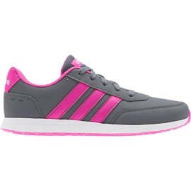 Dětské boty Adidas Vs Switch 2 K šedo-růžové FV5653 růžový šedá