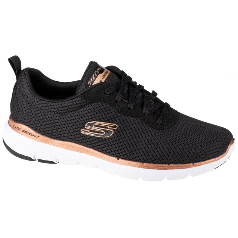 Boty Skechers Flex Appeal 3.0 W 13070-BKRG černá zlatý Boty Skechers Flex Appeal 3.0 W 13070-BKRG černá zlatý