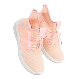 Růžová dámská sportovní obuv B0-70 růžová růžový Růžová dámská sportovní obuv B0-70 růžová růžový