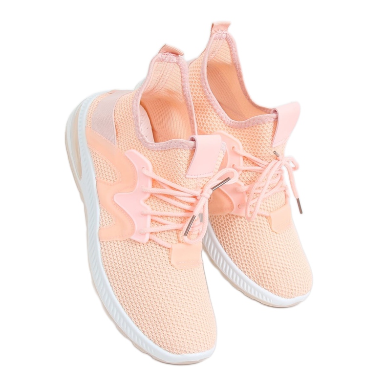 Růžová dámská sportovní obuv B0-70 růžová růžový Růžová dámská sportovní obuv B0-70 růžová růžový