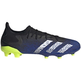 Kopačky adidas Predator Freak.3 L Fg navy blue-black-green FY0615 černý černý