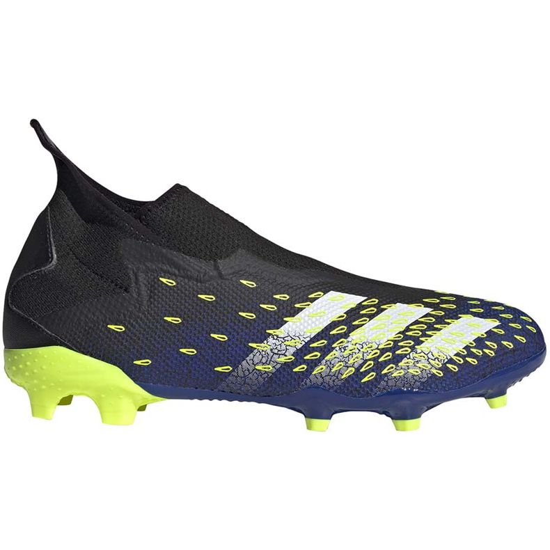 Kopačky adidas Predator Freak.3 Ll Fg black-navy-green FY0617 černá černá