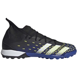 Kopačky adidas Predator Freak.3 Tf černé a modré FY0623 černá černá