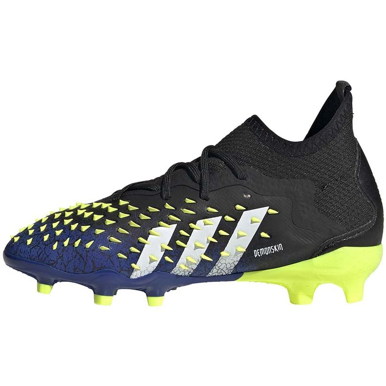 Kopačky adidas Predator Freak.1 Fg Junior černé-tmavě zelené FY0744 černá černá