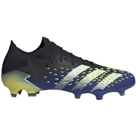 Kopačky adidas Predator Freak.1 L Fg černo-modro-zelené FY0745 černá