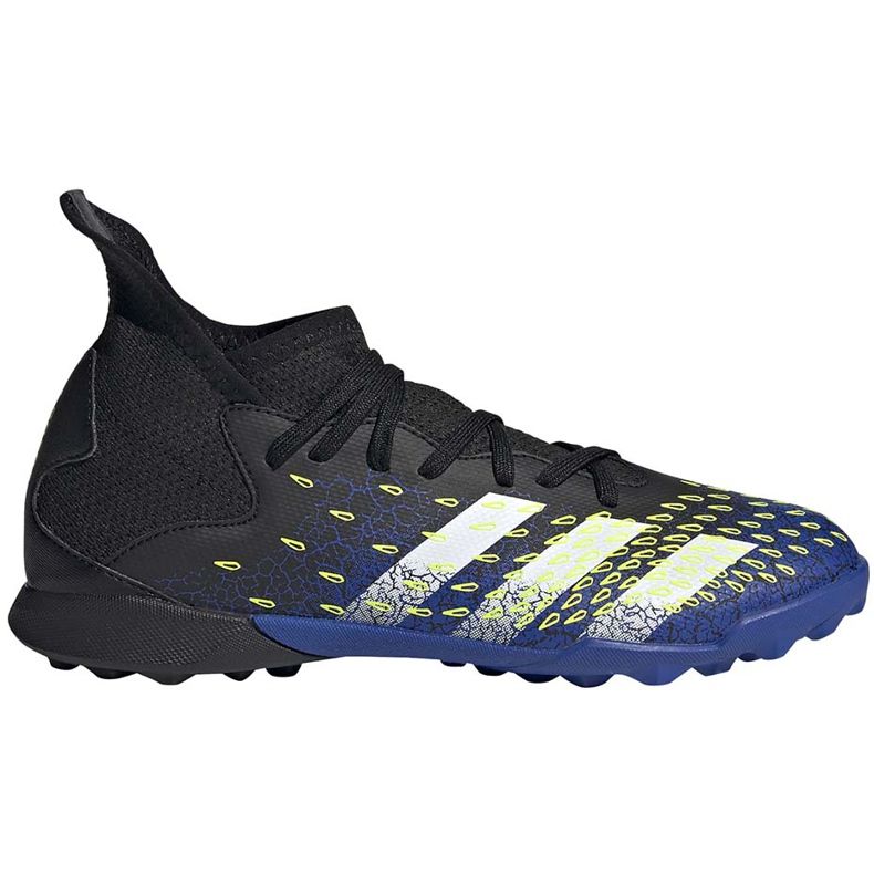 Kopačky adidas Predator Freak.3 Tf Junior černé a modré FY0624 černá černá