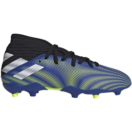 Adidas Nemeziz.3 Fg Dětské kopačky modro-zelené FY0817 modrý