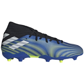 Kopačky adidas Nemeziz.3 Fg modrozelené FW7349 modrý