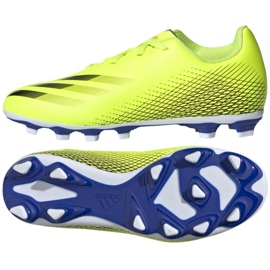 Kopačky Adidas X Ghosted.4 FxG Jr FW6933 vícebarevný žluť
