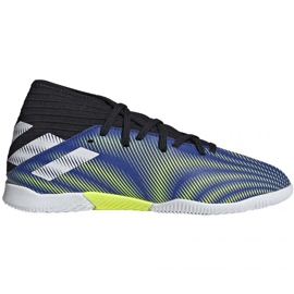 Sálová obuv adidas Nemeziz 3 In Jr FY0818 černá, královská modrý