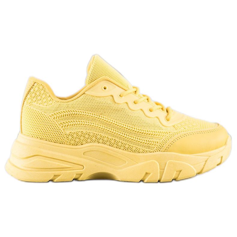 SHELOVET Žluté tenisky žlutá