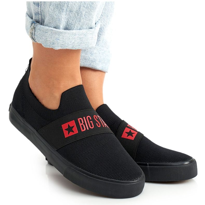 Dámské tenisky Nazouvací Big Star FF274221 Černá