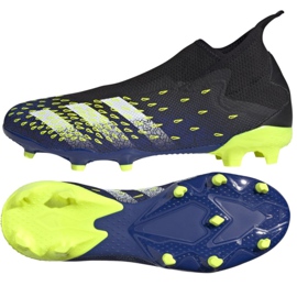 Kopačky Adidas Predator Freak.3 Ll Fg M FY0617 bílá, černá, královská černý