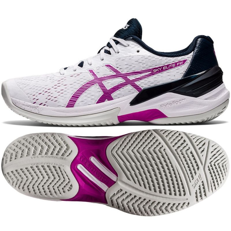 Volejbalové boty Asics Sky Elite Ff W 1052A024-103 vícebarevný bílý Volejbalové boty Asics Sky Elite Ff W 1052A024-103 vícebarevný bílý