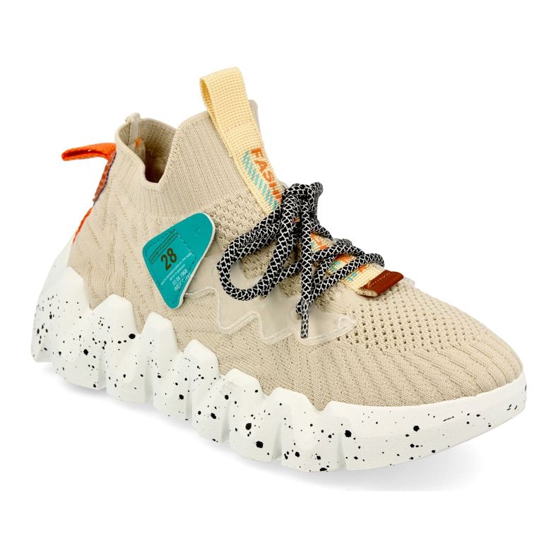 PS1 Dámské sportovní ponožky béžové módy Pioneer hnědý