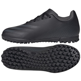 Kopačky Adidas X Ghosted.4 Tf Jr FX9475 černý černý