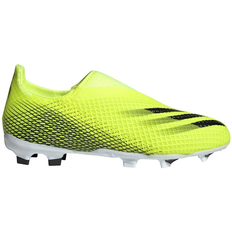Adidas X Ghosted.3 Ll Fg Dětské kopačky žluto-černé FW6978 žlutá žlutá