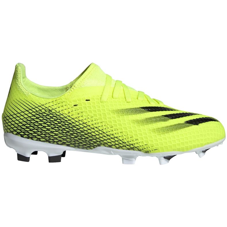 Adidas X Ghosted.3 Fg Dětské kopačky žluto-černé FW6934 žlutá žlutá