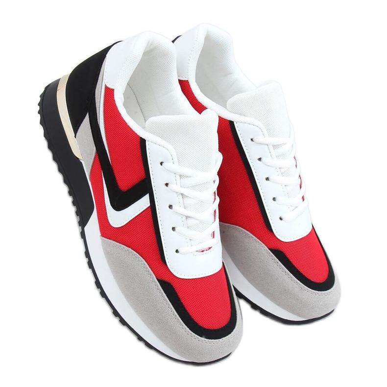 Vícebarevná sportovní obuv VL121P Červená vícebarevný