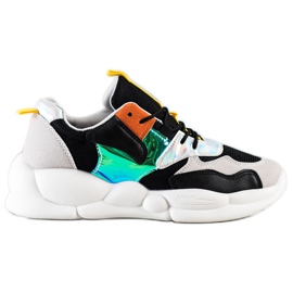 Bestelle Tenisky Na Módní Platformě černý stříbro šedá vícebarevný