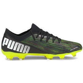 Kopačky Puma Ultra 3.2 Fg Ag černo-zelené 106300 02 černý