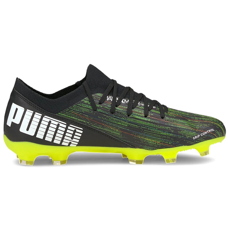 Kopačky Puma Ultra 3.2 Fg Ag černo-zelené 106300 02 černá