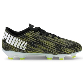 Kopačky Puma Ultra 4.2 Fg Ag Junior černo-zelené 106364 04 černá / zelená černá
