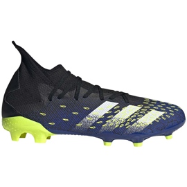 Kopačky adidas Predator Freak.3 Fg černé a modré FY0610 černý černý